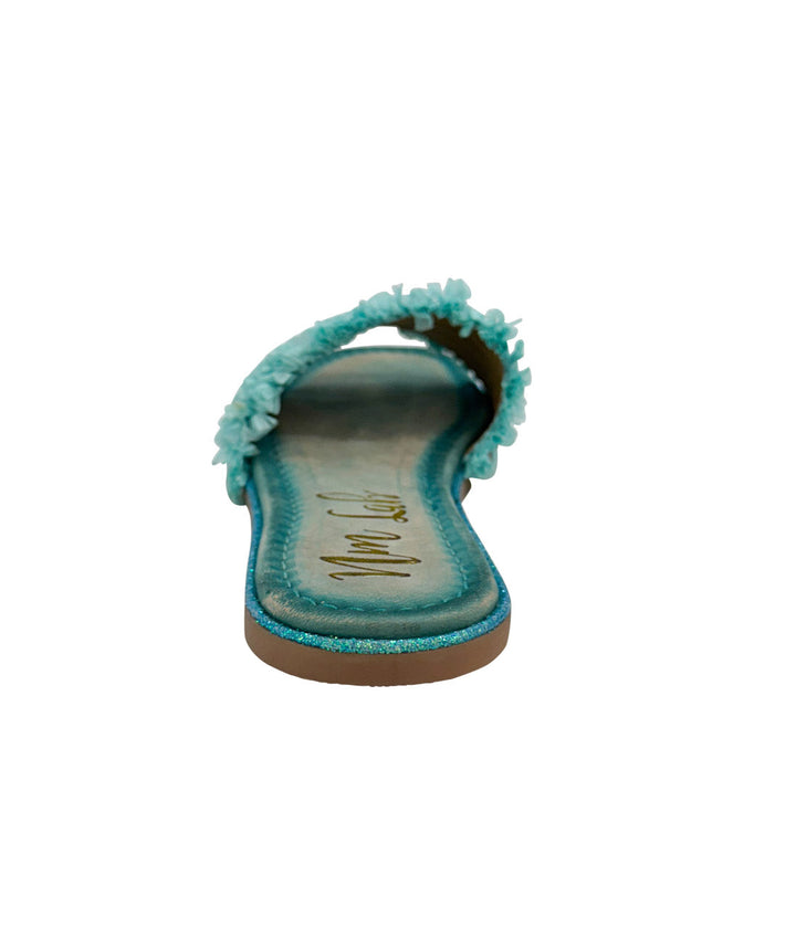 Juana Woven Sandals in Aqua Blue Sandals