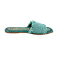 Juana Woven Sandals in Aqua Blue Sandals
