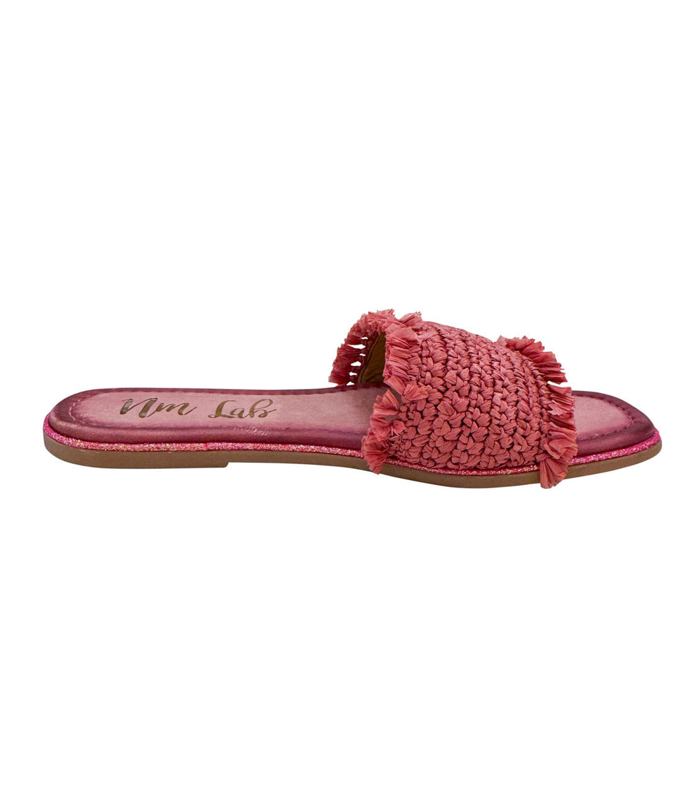 Juana Woven Sandals in Pink 130 Sandals