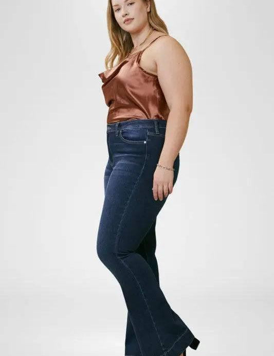 Kancan Plus Size Flare Jeans Jeans