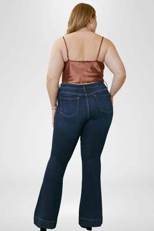 Kancan Plus Size Flare Jeans Jeans