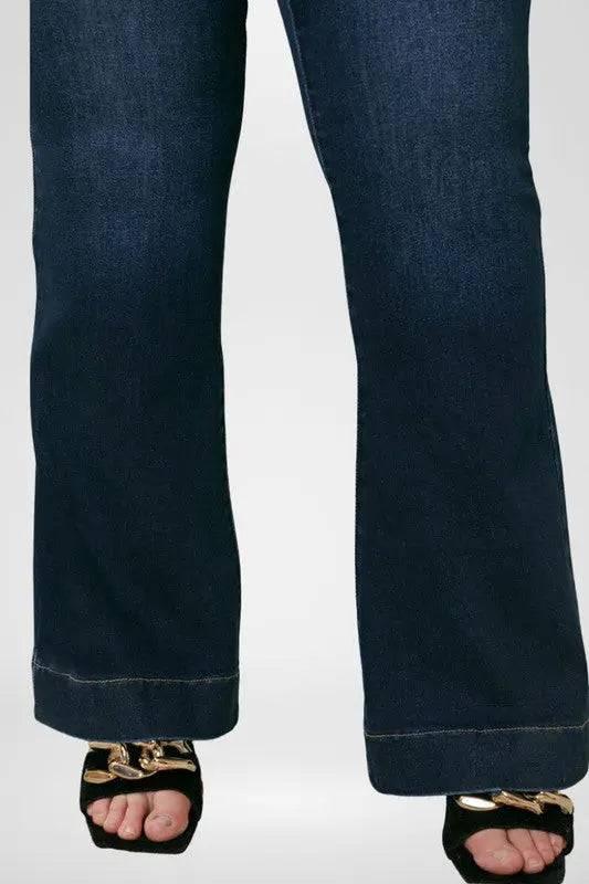 Kancan Plus Size Flare Jeans Jeans