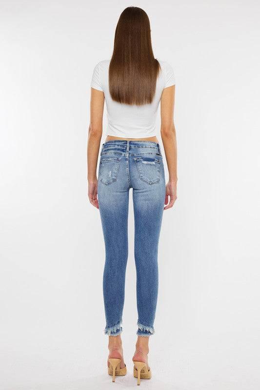 Kancan Mid Rise Ankle Skinny Jeans Jeans