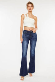 Kan can mid rise flare jeans Jeans