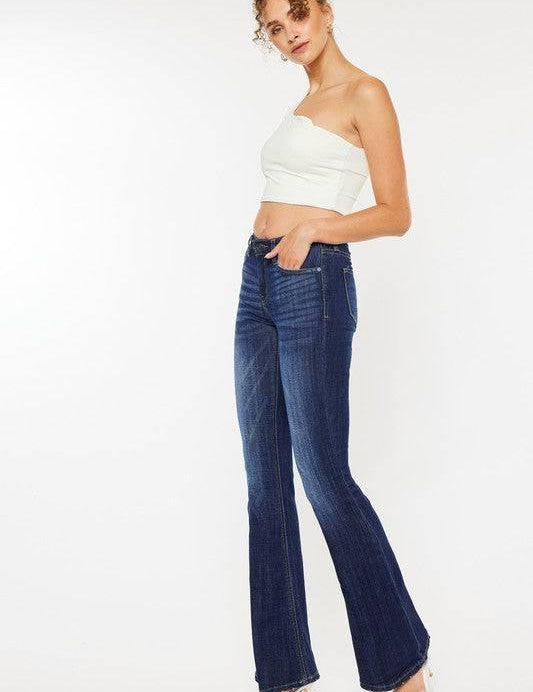 Kan can mid rise flare jeans Jeans