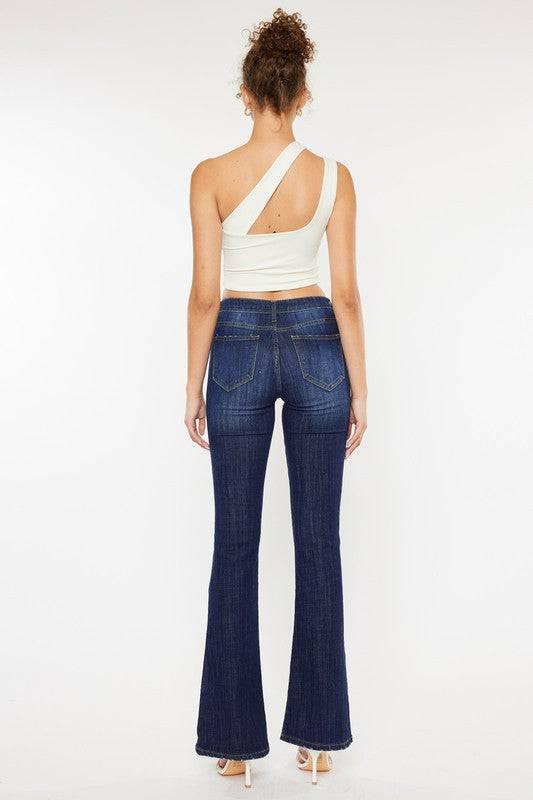 Kan can mid rise flare jeans Jeans