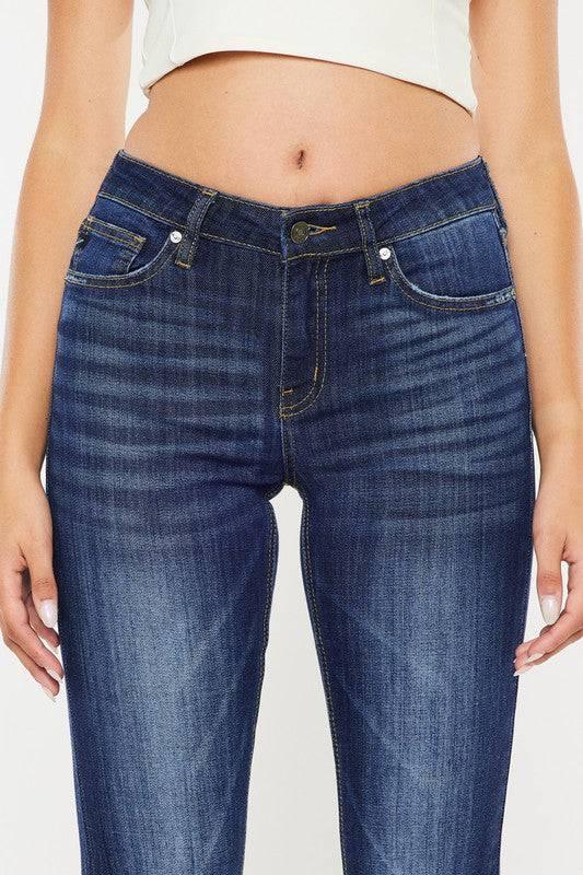 Kan can mid rise flare jeans Jeans