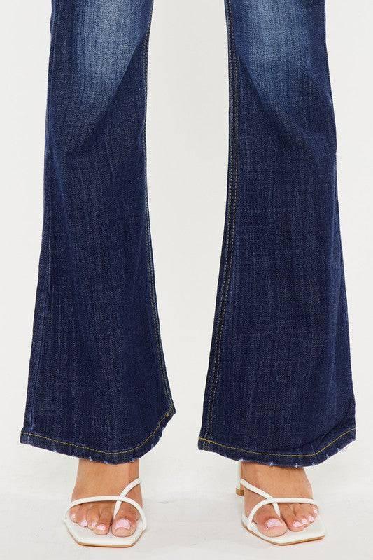 Kan can mid rise flare jeans Jeans