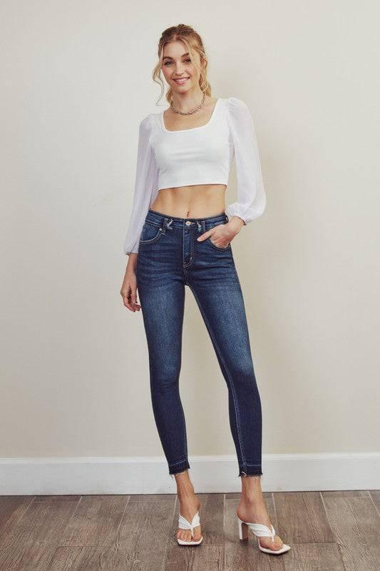 Kancan high rise ankle skinny jeans DARK 5 26 Jeans