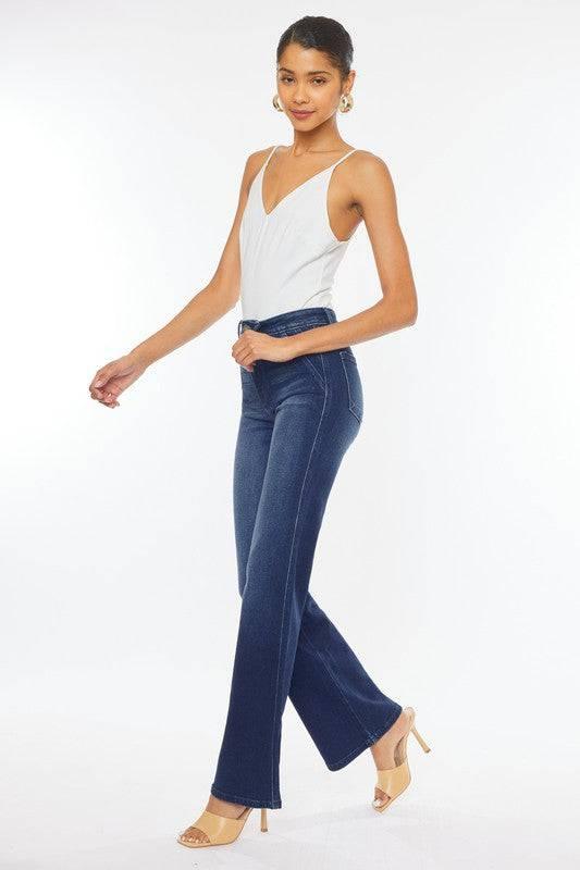 High Rise Slim Kancan Flare Jeans Jeans