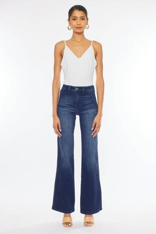 High Rise Slim Kancan Flare Jeans Jeans