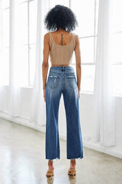 Kancan High Rise Slim Wide Leg Jeans Jeans