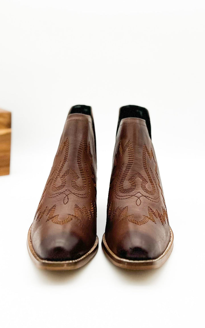 Kickin' Booties in Brown Shoes