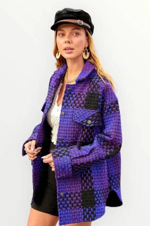 Lamiel Checkered Jacket Coats & Jackets