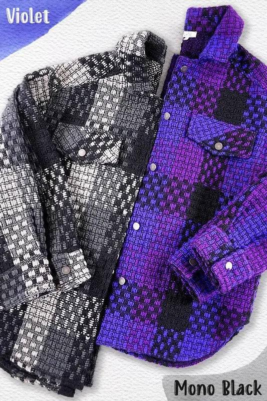 Lamiel Checkered Jacket Coats & Jackets