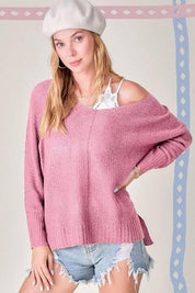 Relaxed fit hi low sweater Sweaters