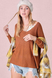 Relaxed fit hi low sweater Sweaters