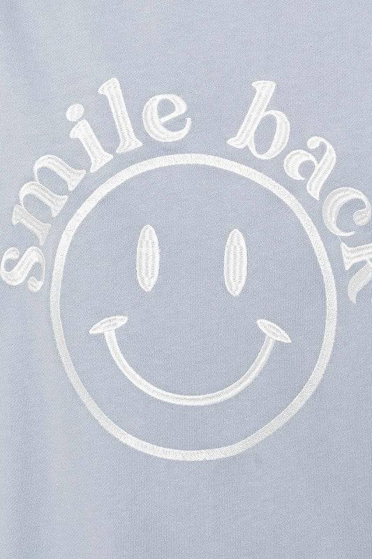 Le lis Smile Back Embroidered Sweatshirt Sweatshirts