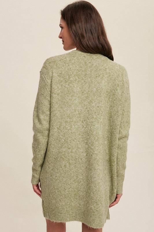 Listicle open knit cardigan Cardigans