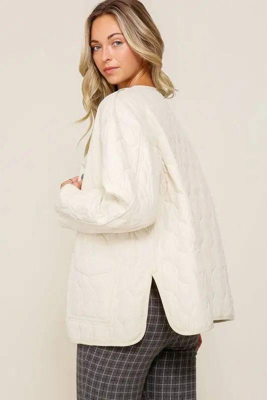 Oversized quilted puffer jacket Coats & Jackets