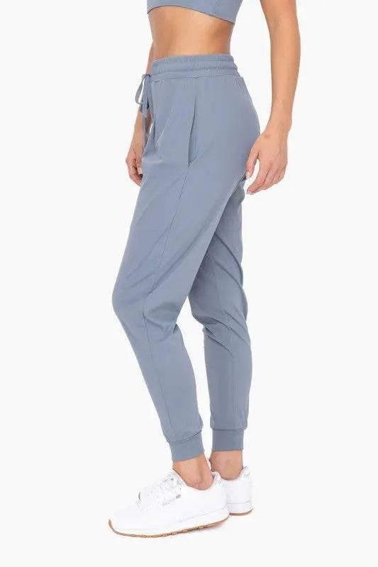 Silky pleated stretch jogger pants Lounge Pants