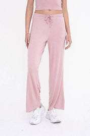 Mid-rise lounge terry pant Rose L Lounge Pants