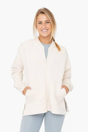 Mono B Cozy Microfleece Zip Jacket Coats & Jackets