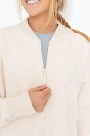 Mono B Cozy Microfleece Zip Jacket Coats & Jackets