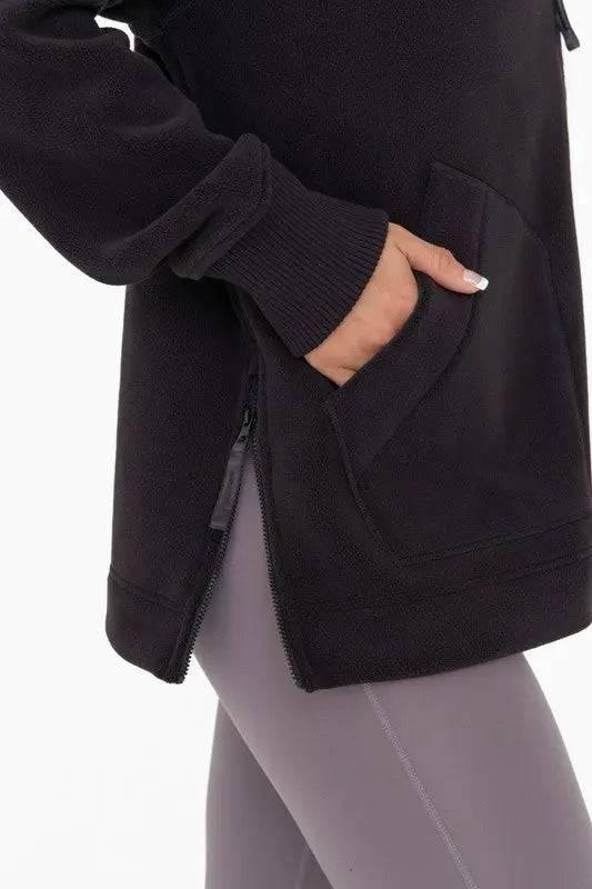 Mono B Cozy Microfleece Zip Jacket Coats & Jackets