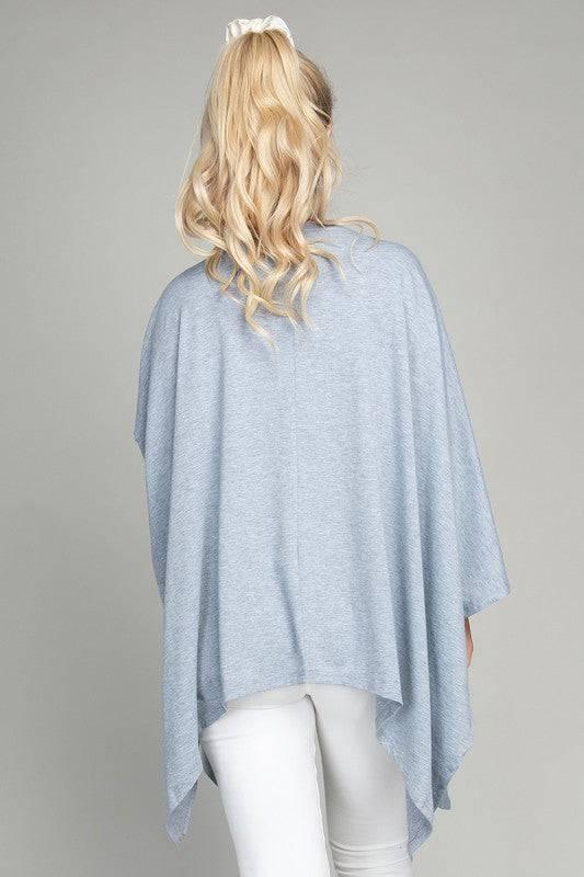 Oversized Batwing Sleeve Open Cardigan Cardigans