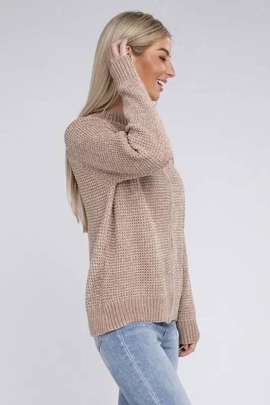 Soft Knit Zip Up Sweater Sweaters