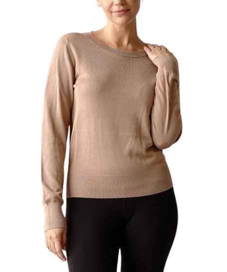 Bamboo Cotton Sweater TAUPE Sweaters