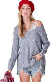 Relaxed fit hi low sweater Sweaters