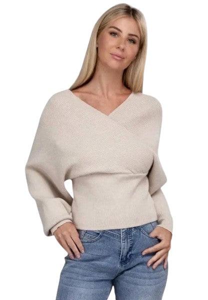 Zenana Cross wrap sweater Sweaters