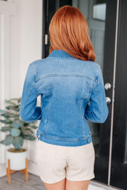 Every Occasion Denim Button Up Jacket Coats & Jackets