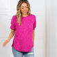 BOMBOM Carnival Vibes Animal Textured Top