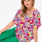 Dear Scarlett Floral Sadie Top Womens