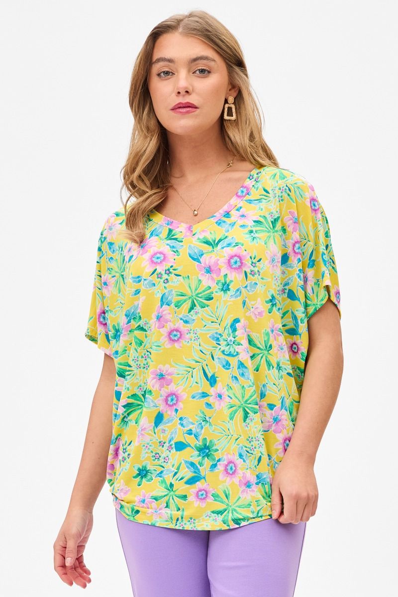 Dear Scarlett Floral Sadie Top Womens