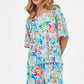 Dear Scarlett Cabana Set in Floral Royal Womens