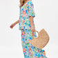 Dear Scarlett Cabana Set in Floral Royal Womens