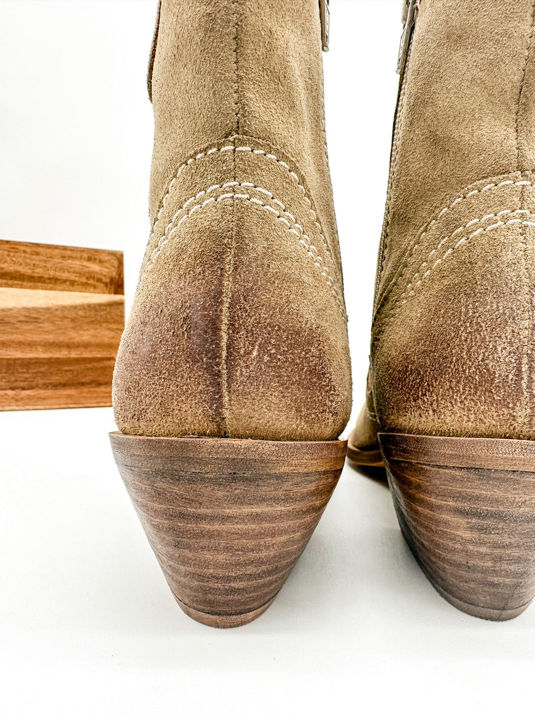 Smithy Suede Ankle Boot in Tan Shoes