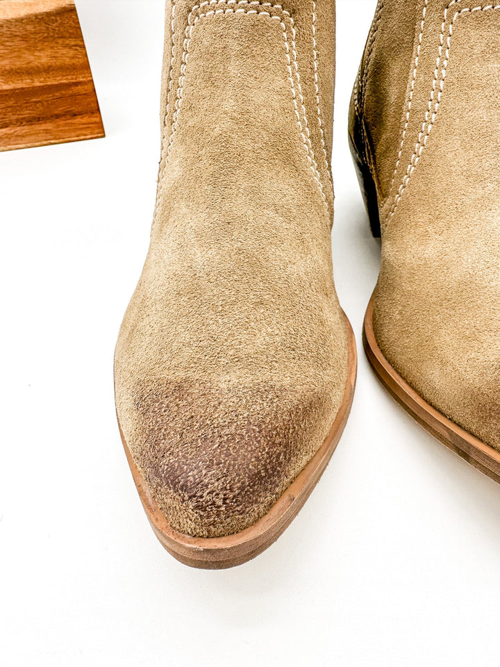 Smithy Suede Ankle Boot in Tan Shoes