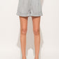 Striped High Waist Rolled Shorts NAVY Shorts
