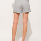 Striped High Waist Rolled Shorts Shorts