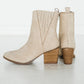 Taris Ankle Boot in Cream Shoes