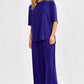 Poncho Tunic Top & Wide Leg Pants Outfit Set Outfit Sets
