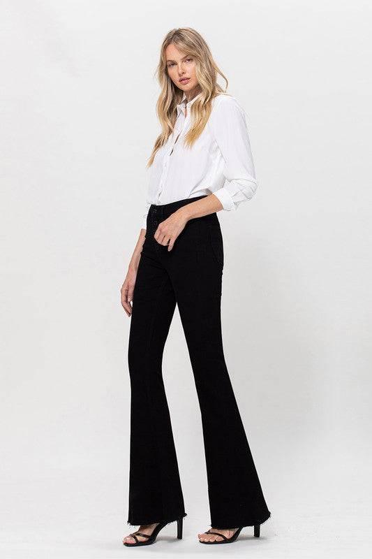 High Rise Stretch Super Flare Jeans Jeans