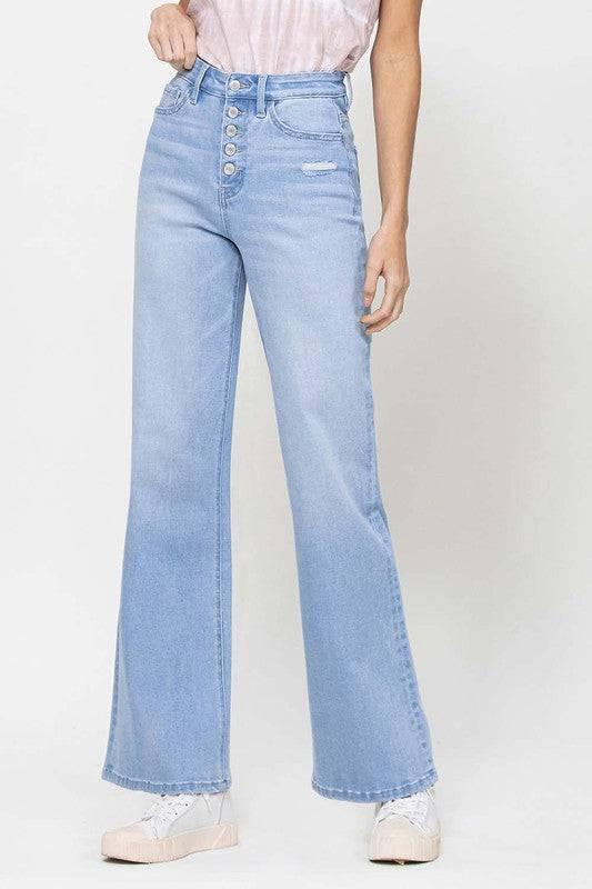 Vervet by flying monkey stretch 90's loose Jeans