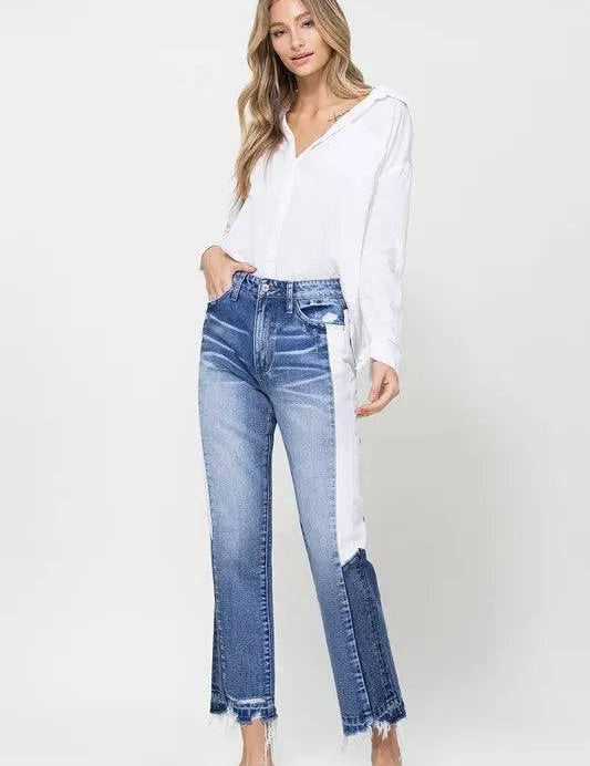 Super high rise crop jeans Jeans