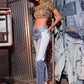 Super high rise crop jeans Jeans